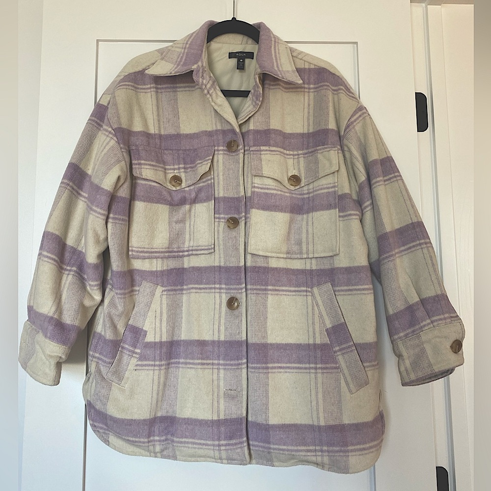 Oversized AQUA Shacket